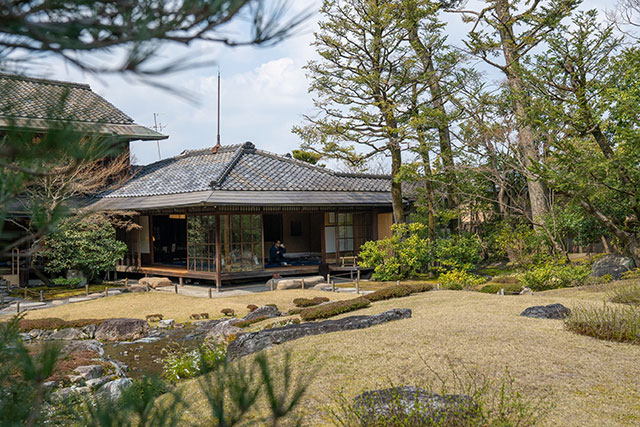 A teahouse set within the grounds of Murin-An – a great place to sit and relax while enjoying the view