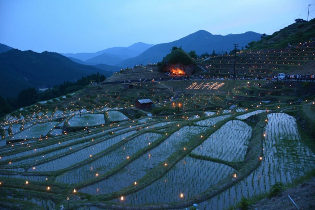 자연과 인간의 조화, 일본의 아름다운 계단식 논 8선