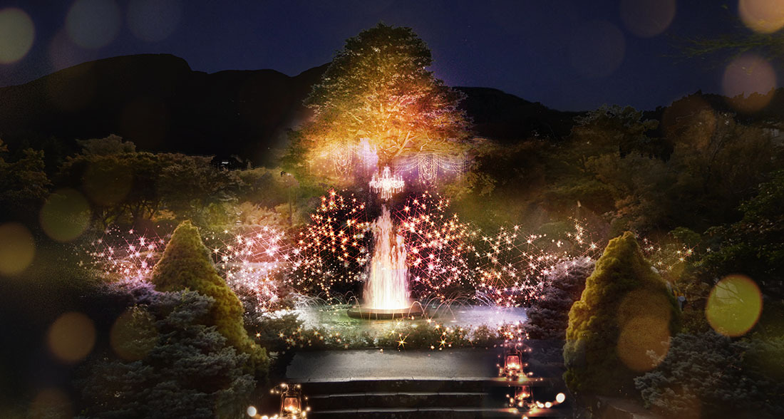 Presenting a new event to boost nighttime tourism in Hakone: “Spring Night Garden: A Magical Night Concert”