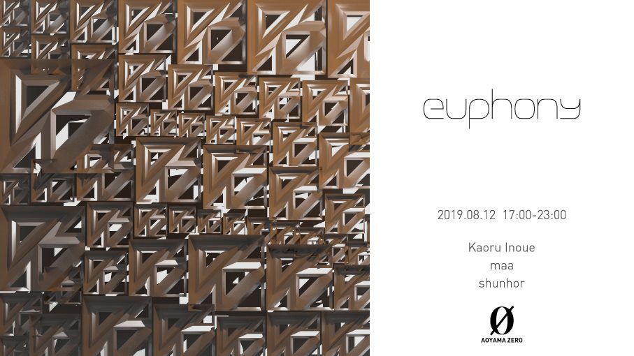“Euphony” is a brand new party for Sunday-afternoon at ZERO Aoyama