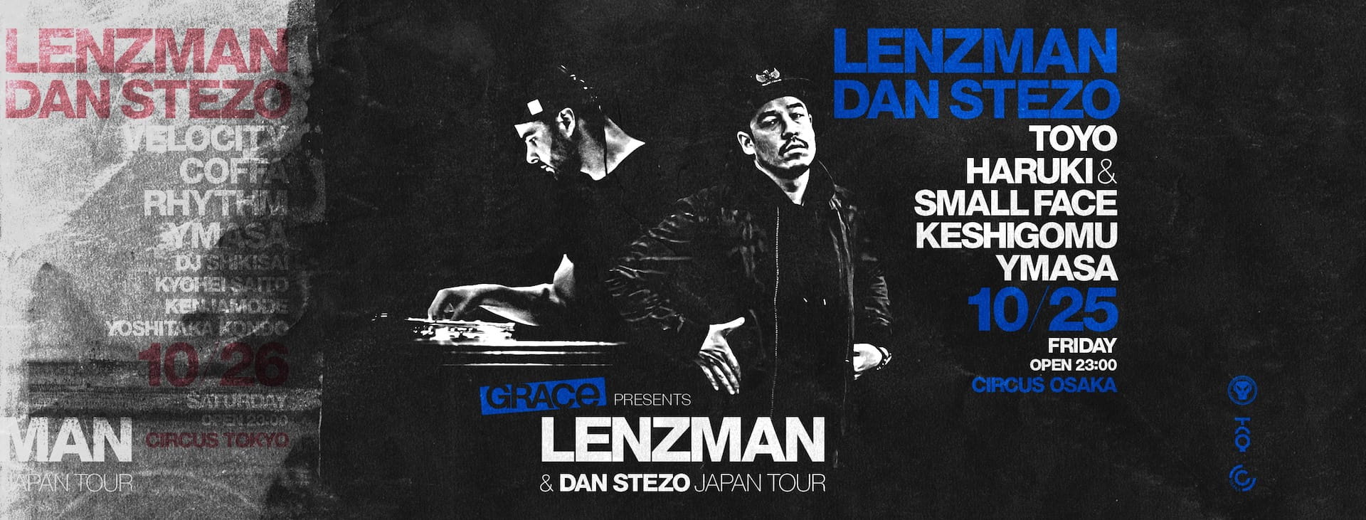 GRACE led by YMASA will hold the first JAPAN TOUR as LENZMAN & DAN STEZO