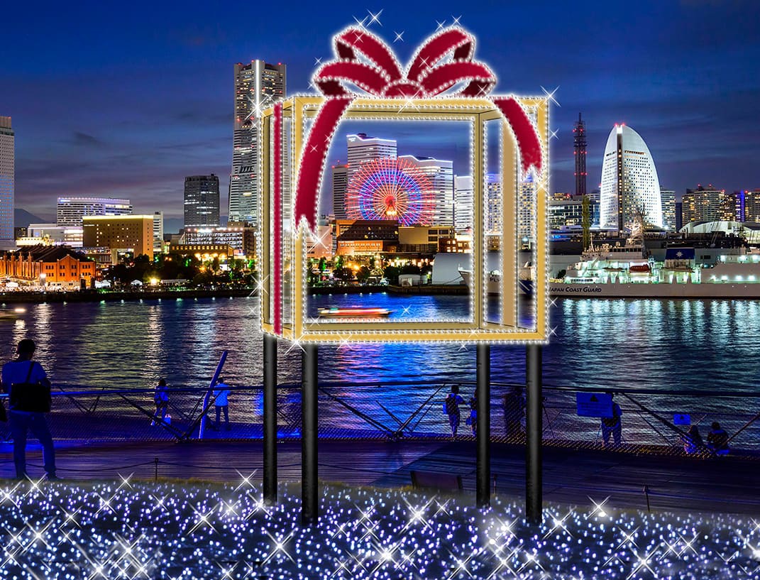 Yokohama Port Photogenic Illumination: Photo spots with the perfect background