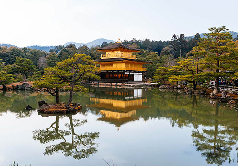 巡游金阁寺、仁和寺、龙安寺和3处世界遗产的京都1日游の画像
